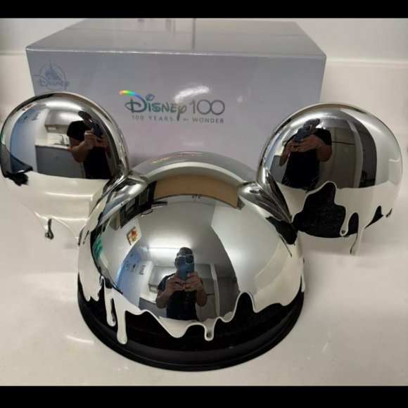 NEW Disney 100th Anniversary Mickey Mouse Platinum Ears Hat main image 4